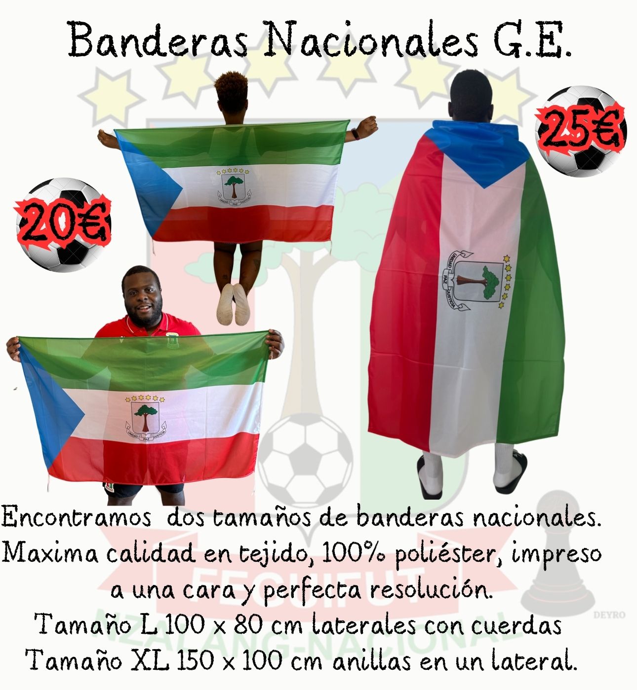 Bandera Nacional Guinea Ecuatorial