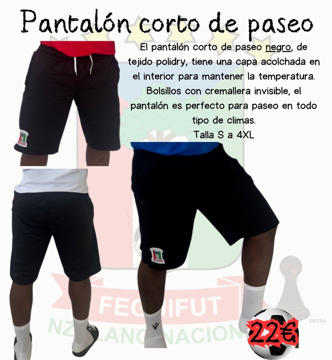 Pantalon Corto de paseo